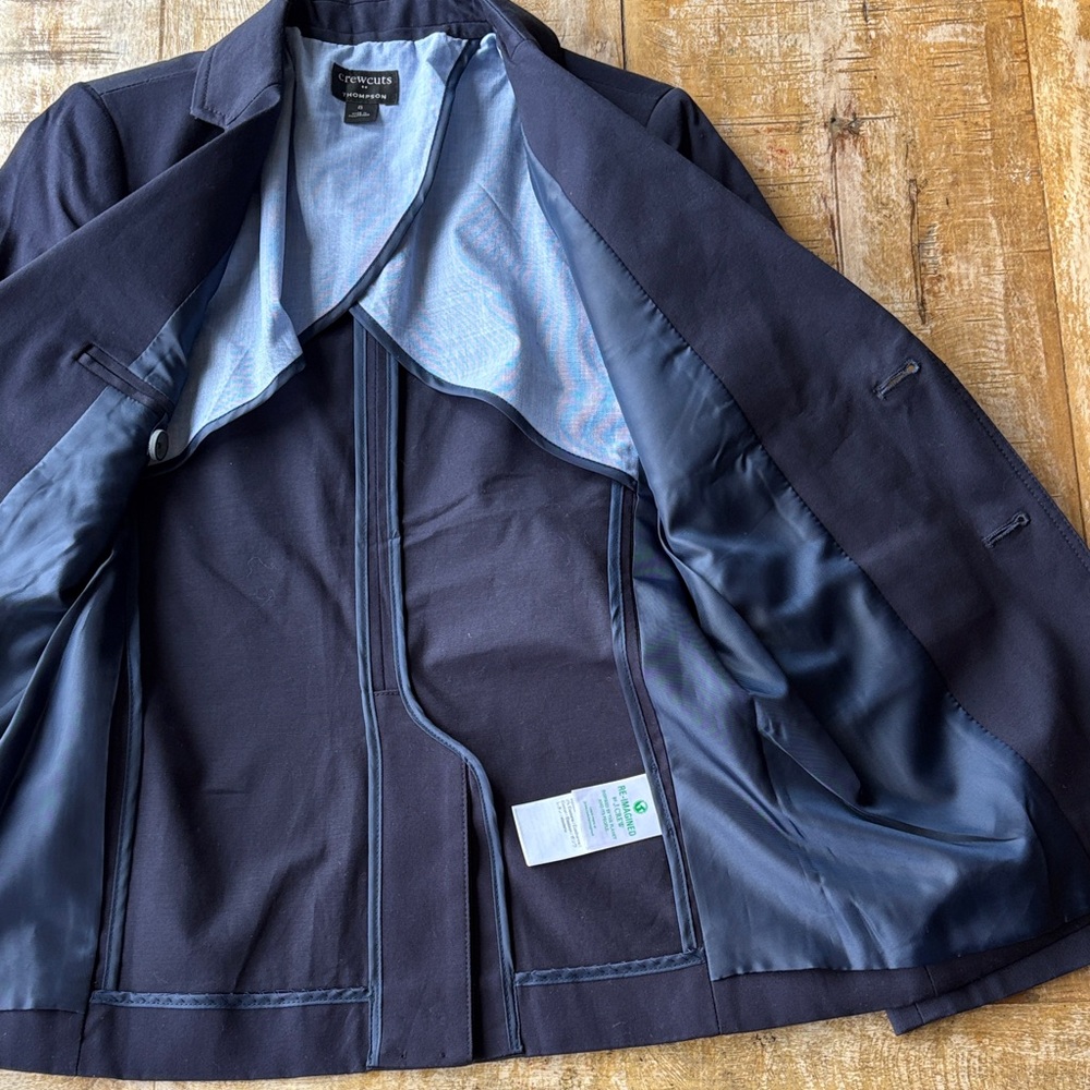 Crewcuts Boys Thompson Navy Blazer size 8 - Picture 5 of 6